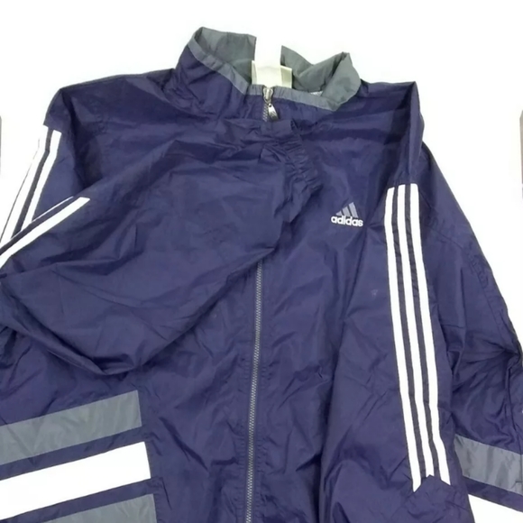 adidas Other - Men's XL Vtg Adidas blue windbreaker
